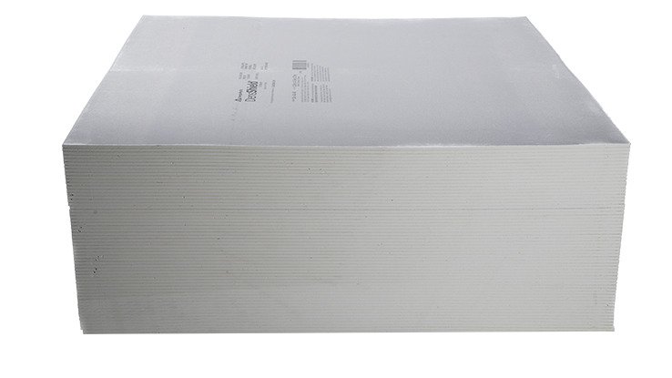 DensSheild Tile Backer - Product Stacked logo and barcode facing up