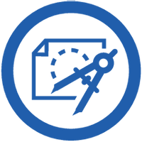 Blue circular icon with a white shield and a water droplet symbol indicating moisture-resistant protection.