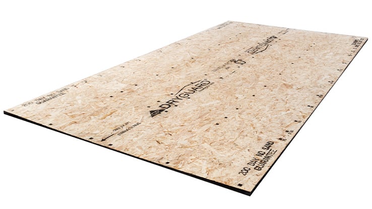 DryGuard Enhanced OSB Sturd-I-Floor product image osb sub-floor with black outline left facing