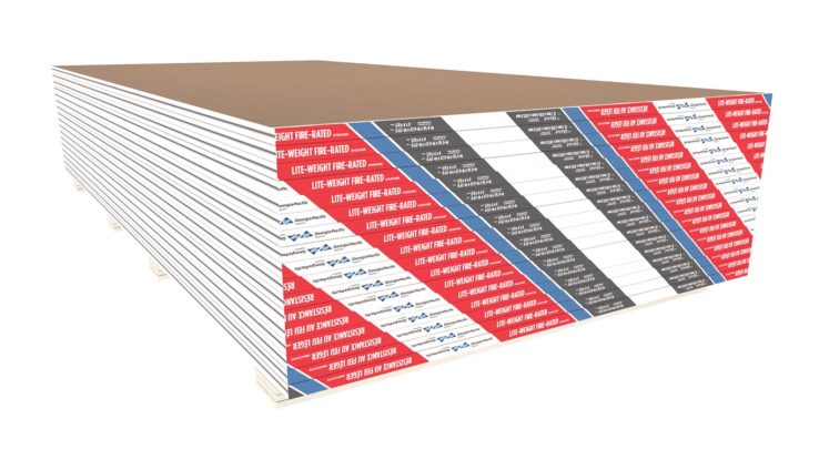 Lightweight Fire Rated Drywall Wallboard Gypsum Board Toughrock