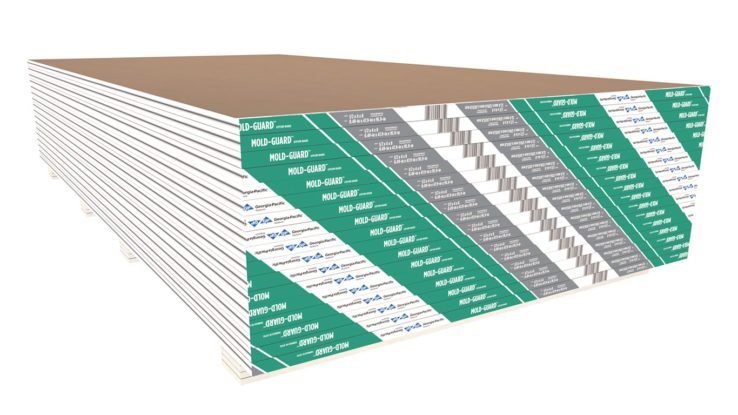 Mold Moisture Resistant Drywall Toughrock Mold Guard Gypsum Board